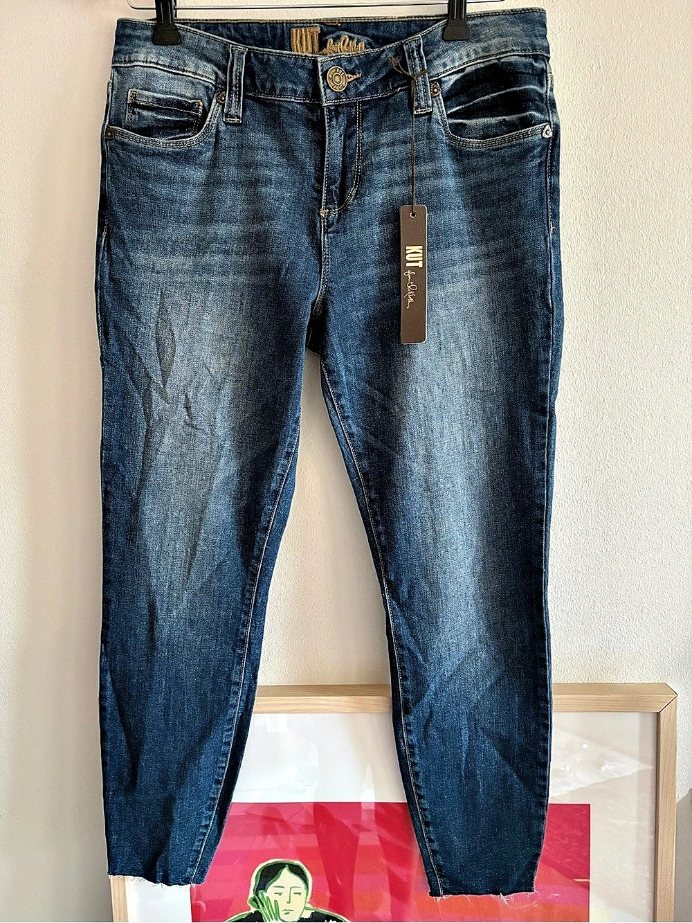 Kut from the Kloth Skinny Jeans in Blue NWT size 8